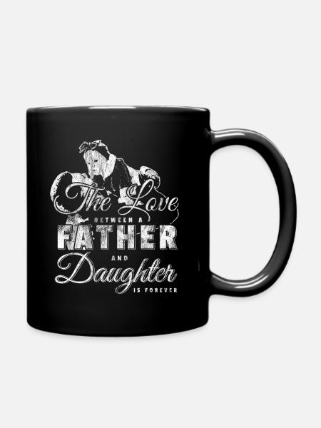 Amour père et fille - Mug uni - noir