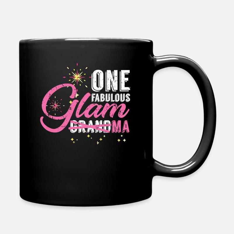 Style de grand-mère - Mug uni - noir
