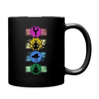 Yoga 4 - Mug uni - noir - Droite