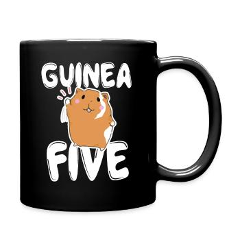 Guinea Pig Hamster Mouse Rat Rodent Funny - Full Colour Mug - black - Right