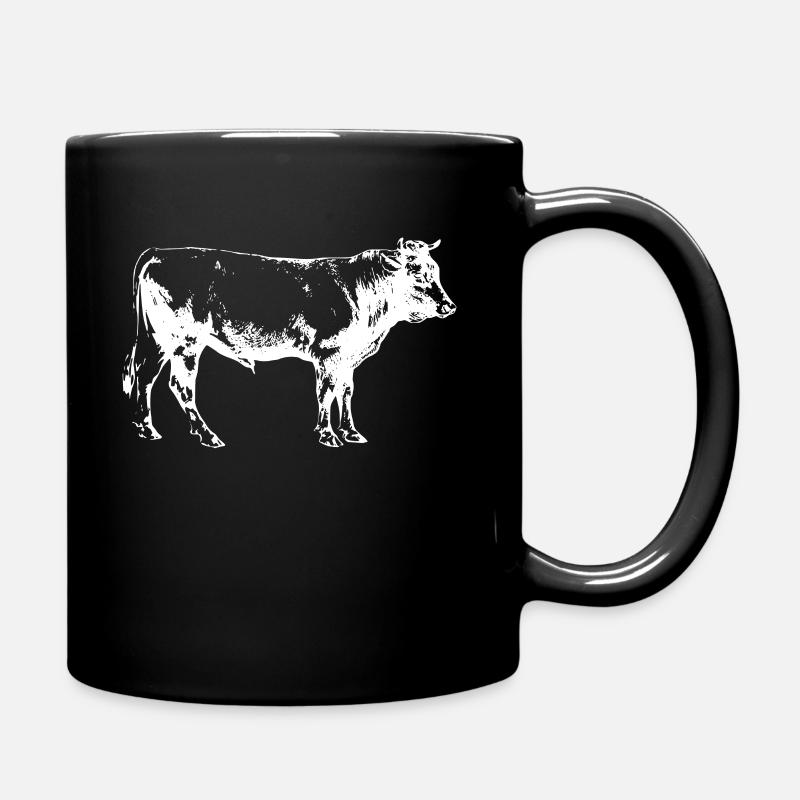 Vache - Mug uni - noir