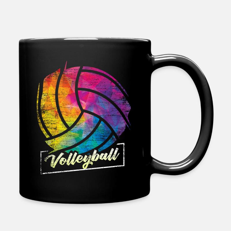 Cadeau de sport beach volley - Mug uni - noir