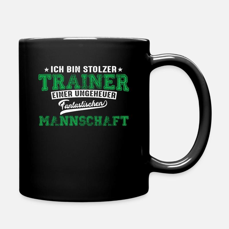 Trainer Spruch - Tasse einfarbig - Schwarz