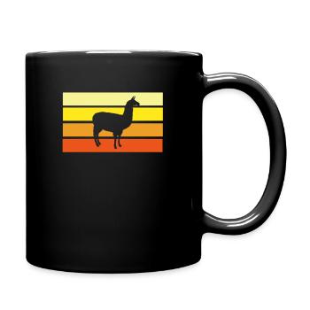 lama - Full Colour Mug - black - Right