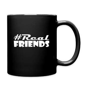 Vrais amis - vrais amis - Mug uni - noir - Droite