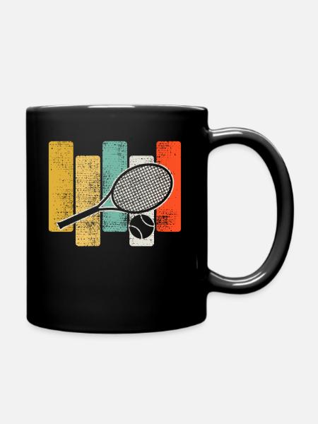 TENNIS SCHLAEGER - Mug uni - noir