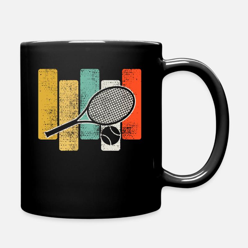 TENNIS SCHLAEGER - Mug uni - noir