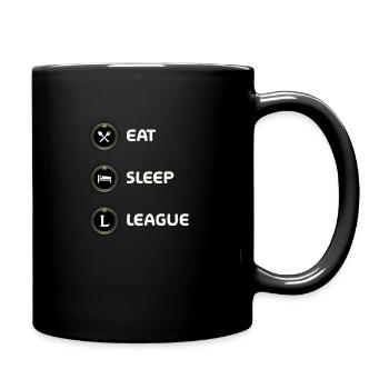 Eat, Sleep, League - Merch of Legends - Full Colour Mug - black - Right