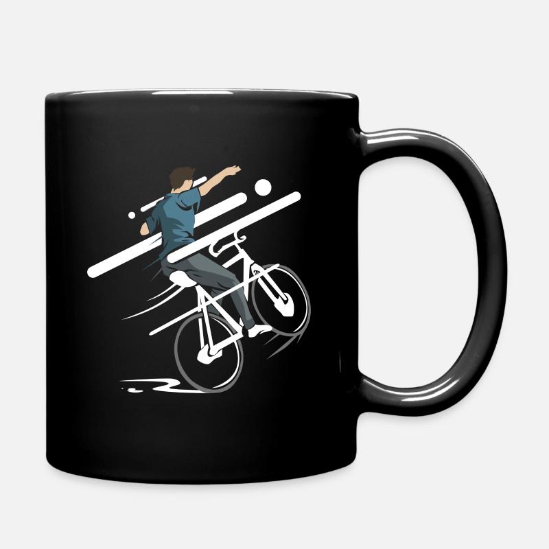 Kunstradfahren - Tasse einfarbig - Schwarz
