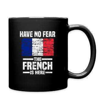 Frankreich Französisch Franzose Geschenk - Tasse einfarbig - Schwarz - Rechts