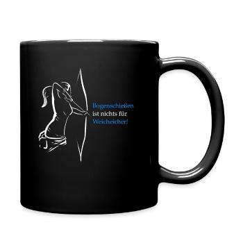 Tir à l'arc rien pour un arc mou. Arrow - Mug uni - noir - Droite