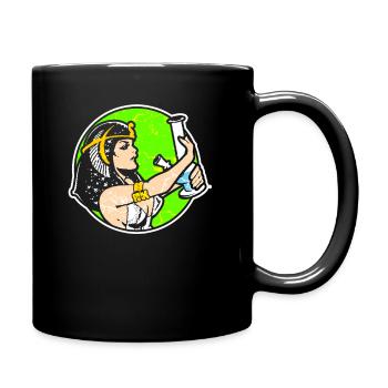 Cleopatra hookah shisha egypt - Full Colour Mug - black - Right