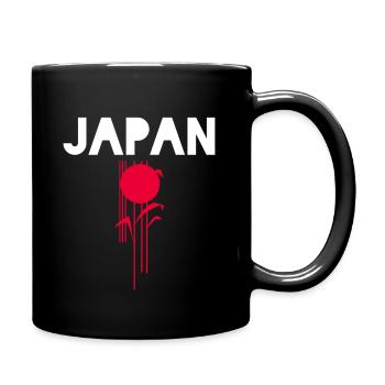 Japanese Plant Japan - Full Colour Mug - black - Right