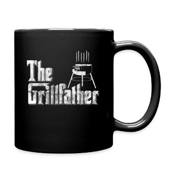 Grill Father BBQ - Full Colour Mug - black - Right