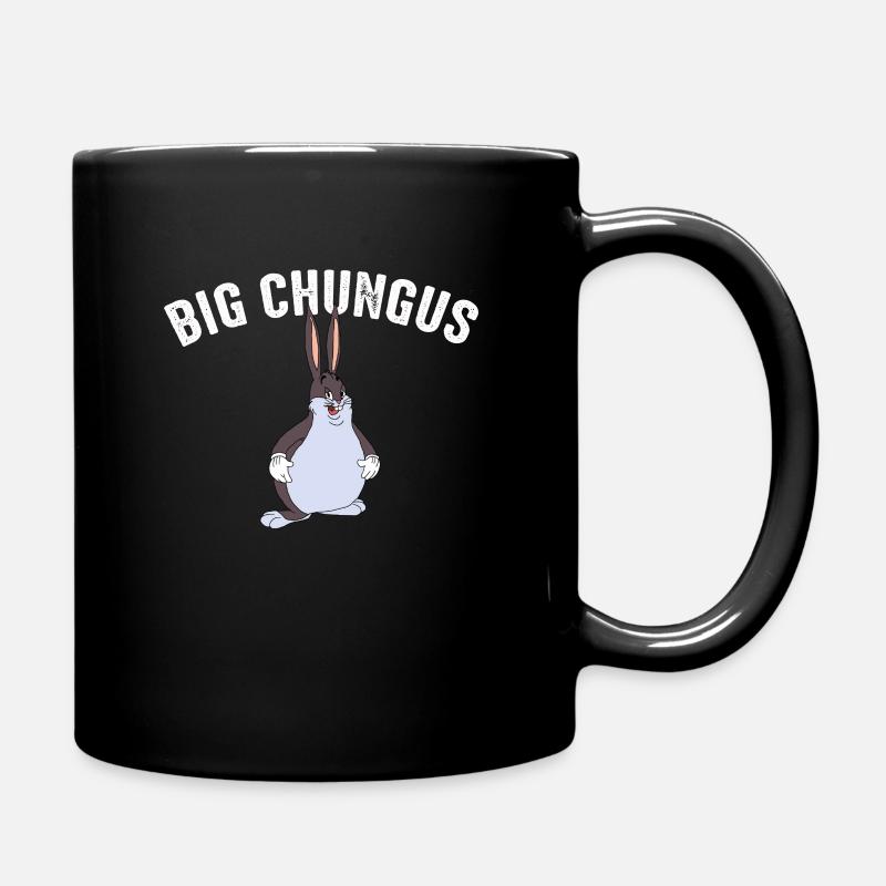 Großes Chungus-Mem - Tasse einfarbig - Schwarz