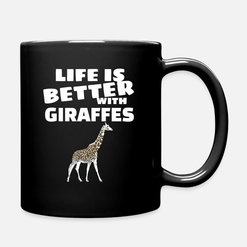 Girafe - Mug uni - noir