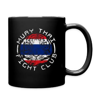 Muay Thai Fighting Club - Full Colour Mug - black - Right