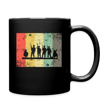 Soldier - Full Colour Mug - black - Right