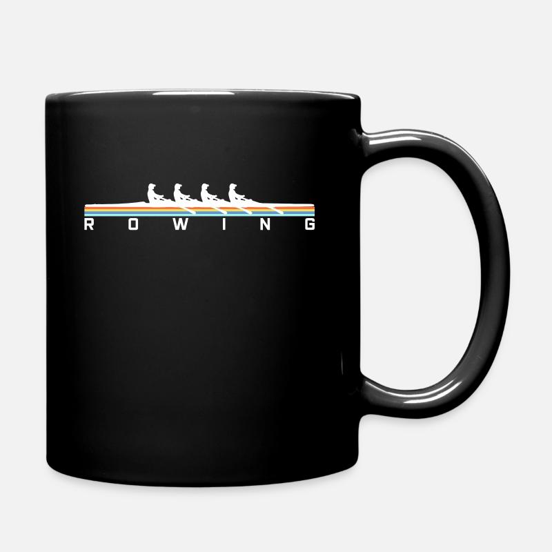 Rowing shirt - Full Colour Mug - black