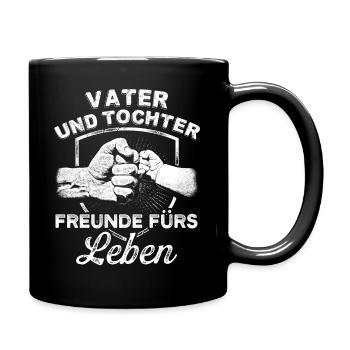 Father and Daughter Dad Daddy Dad Paps Gift - Full Colour Mug - black - Right