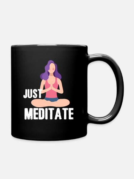 Juste méditer - Mug uni - noir