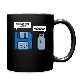Clé USB Clé Mémoire PC Nerd Gift - Mug uni - noir - Droite