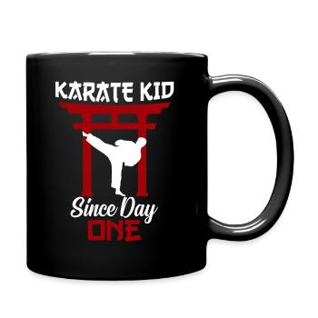 Karate Kid Fighter Gift - Full Colour Mug - black - Right