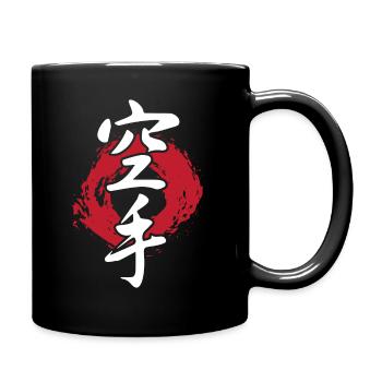 Karate Fighter Gift - Full Colour Mug - black - Right