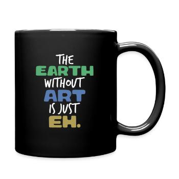 ART - Tasse einfarbig - Schwarz - Rechts