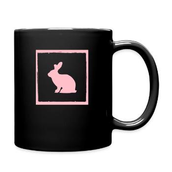 Lapin lapin lapin de Pâques lapin de Pâques - Mug uni - noir - Droite