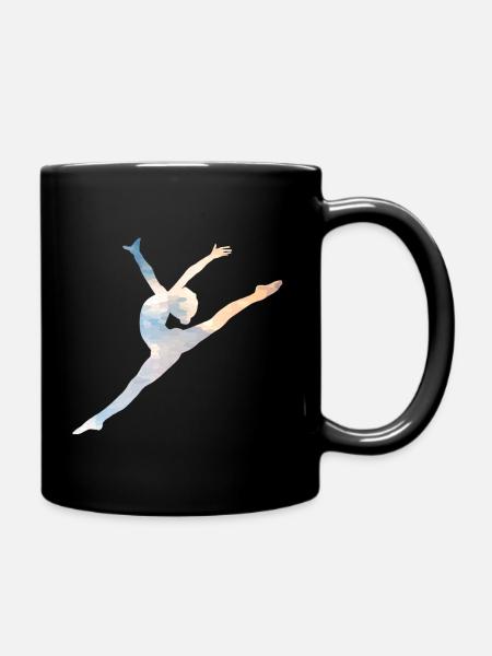 Ballett Sprung - Tasse einfarbig - Schwarz