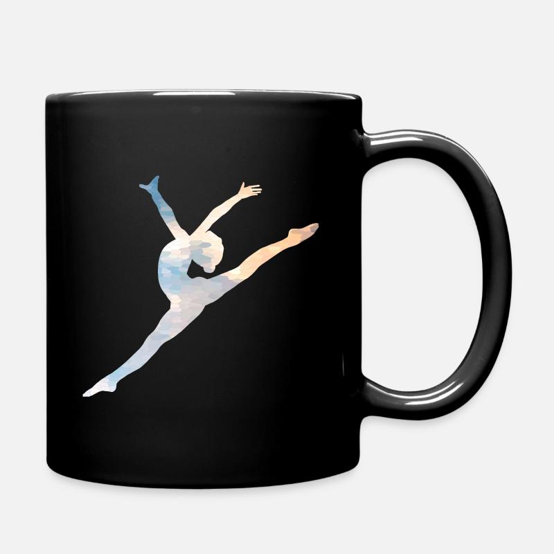 Ballet Jump - Full Colour Mug - black
