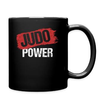 Judo power - Full Colour Mug - black - Right