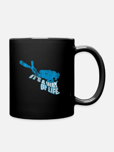 Plongeurs plongeurs - Mug uni - noir