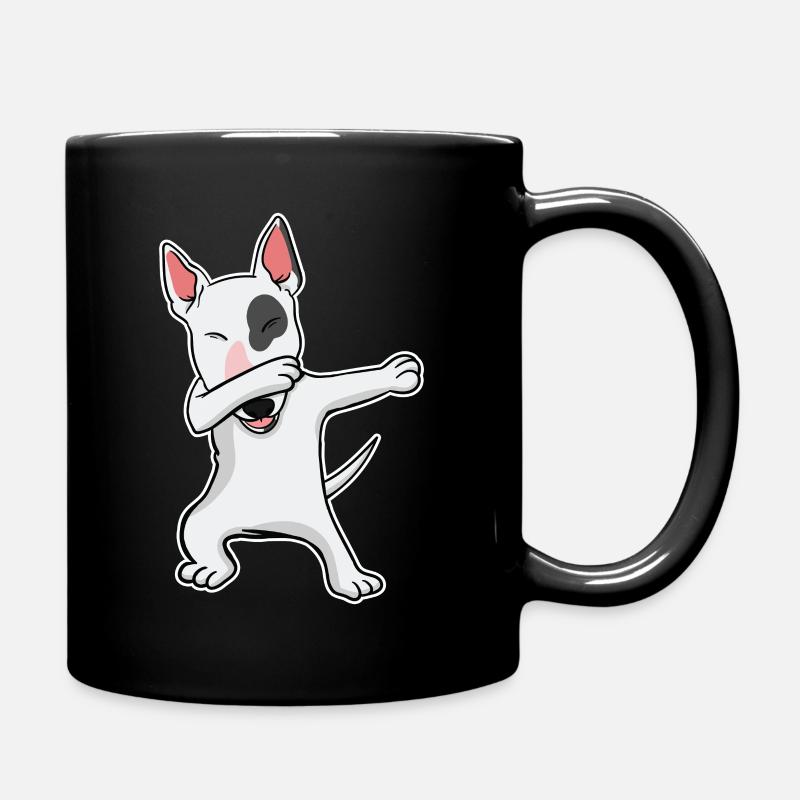 Bullterrier Hund Dabbing Tanz Lustig Geschenk - Tasse einfarbig - Schwarz