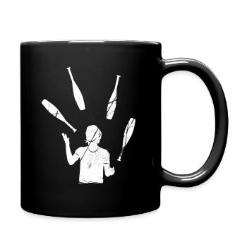 Cadeau de chemise de jongleur Cadeau de cirque - Mug uni - noir - Droite