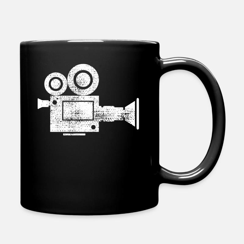 Kameramann - Tasse einfarbig - Schwarz