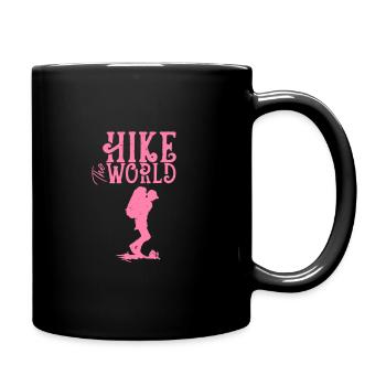 Hiking Hike Hikers Hiking Hiker - Full Colour Mug - black - Right