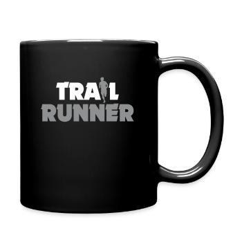 Trail running gift trail running - Full Colour Mug - black - Right