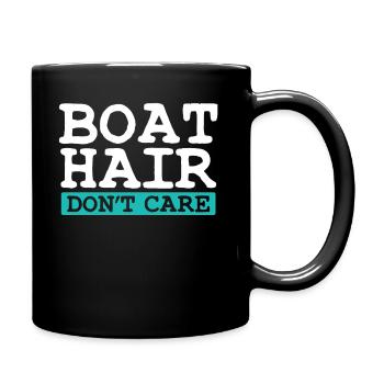 Boot - Tasse einfarbig - Schwarz - Rechts