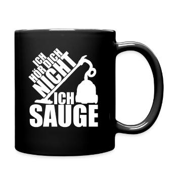 Je ne t'entends pas je suce t-shirt femme au foyer femme - Mug uni - noir - Droite