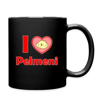 I Love Pelmeni - Full Colour Mug - black - Right
