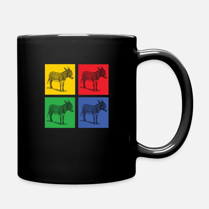 L’âne - Mug uni - noir