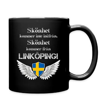 LINKÖPING - Tasse einfarbig - Schwarz - Rechts