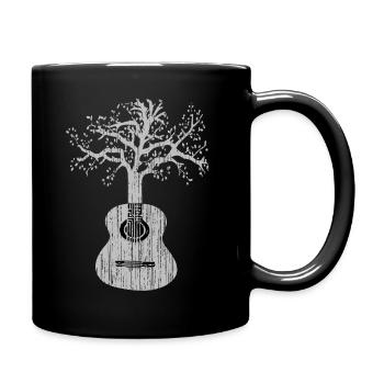 Arbre de guitare - Mug uni - noir - Droite