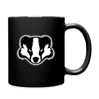 Honigdachs Afrika Geschenk Dachs Zoo Tier - Tasse einfarbig - Schwarz - Rechts