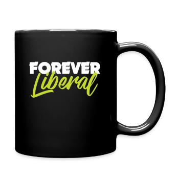Liberal Gift Free Laws loose politics - Full Colour Mug - black - Right