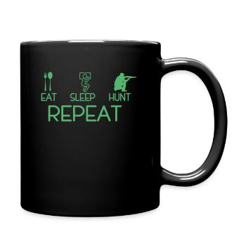 Terrain de chasse Chasseurs Chasse chasse chasse - Mug uni - noir - Droite
