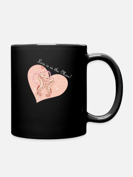 L’amour est dans la mer - Mug uni - noir