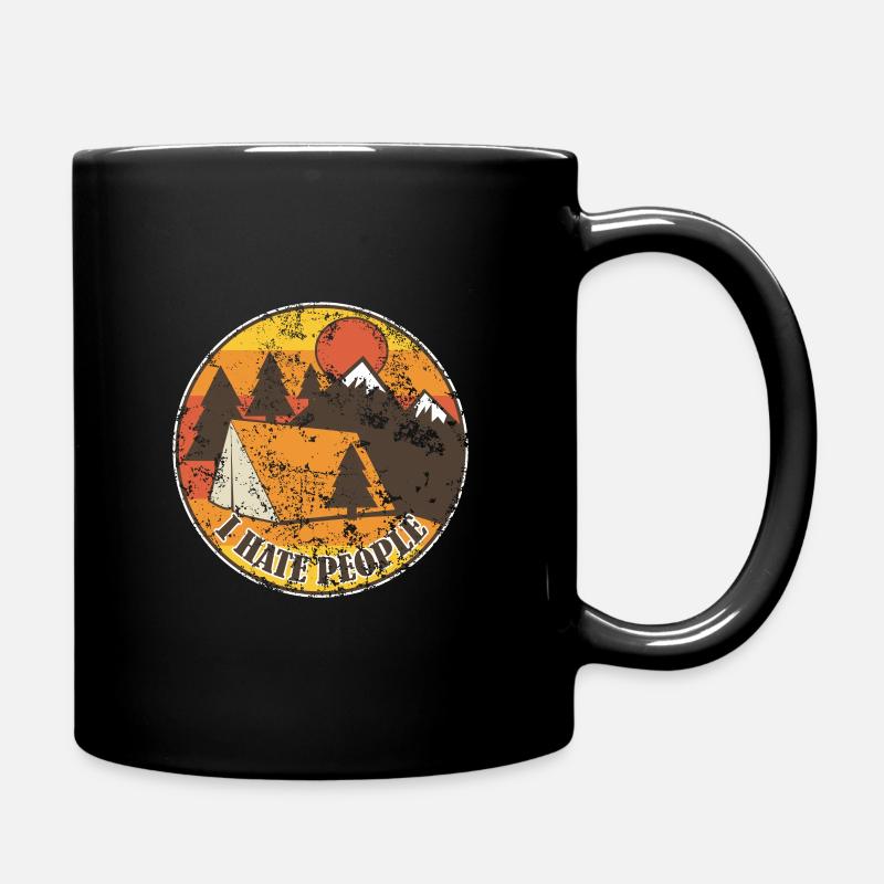 Je déteste les gens - je déteste les gens - Mug uni - noir